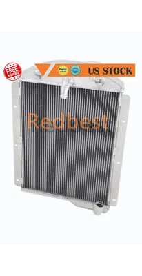 Radiador de aluminio de 3 filas para camioneta Chevrolet Chevy BN DJ 41-46 BLOQUE PEQUEÑO Foto 1 de 4