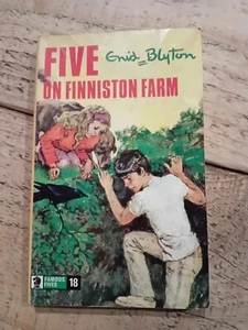 Vintage Famous Five Five On Finniston Farm Enid Blyton Knight Books 1973 Book 18 - Imagen 1 de 3