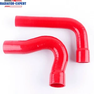 Silicone Radiator Hose Fit 1967-1970 Ford Mustang/Falcon /Fairlane V8 68 69 Red - Picture 1 of 7