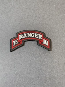 Ranger Tab 75 Ranger Bn Full Color Sew On Patch 75th Bat Badge - Bild 1 von 3