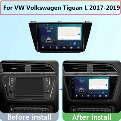 Car Radio Multimedia Android Navigation GPS For VW Volkswagen Tiguan L 2017-2019 - Image 1 of 4