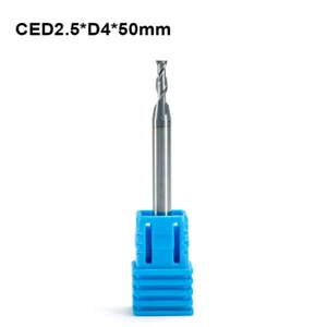2PC HRC55 D4*2.5mm Tungsten Steel Carbide double flute End Mill Milling Cutter - Picture 1 of 5