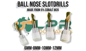 Ballnose Slotdrills Kits - 5% Cobalt (from 6 to 20mm) Straight Shank - Aprica - Picture 1 of 18