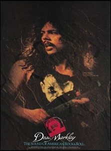 Metallica Kirk Hammett 1988 Dean Markley Corde Chitarra Pubblicità 8 x 11 - Foto 1 di 3
