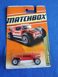 2011 Matchbox COYOTE 500 Red 81/100 GREAT CARD Outdoor Sportsman SNAKE - Imagen 1 de 4