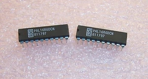QTY (20)  PAL16R6DCN MMI 20 PIN DIP PROGRAMMABLE ARRAY LOGIC NOS 1 TUBE - Picture 1 of 2