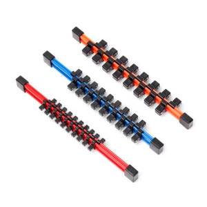 HORUSDY 3Pc Socket Organizer Holder Double Side Storage Rail Rack 1/4" 3/8" 1/2" - Picture 1 of 9