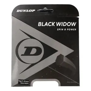 Dunlop Black Widow 16 Tennis String Set - Picture 1 of 1