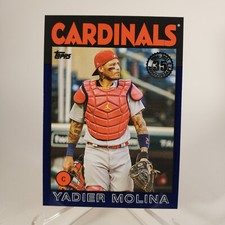 2021 Topps 1986 Topps Baseball 35th Anniversary Blue Yadier Molina #86B-19