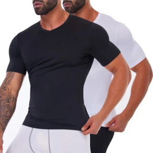 Camiseta Secado Rápido De Corta Para Hombre Gimnasio Ropa Deportiva Correr Vest - Picture 1 of 23