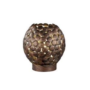 Kupfer Tischleuchte  Tischlampe 1 x E14 Frieda D22cm LED möglich Nachttischlampe - Bild 1 von 5