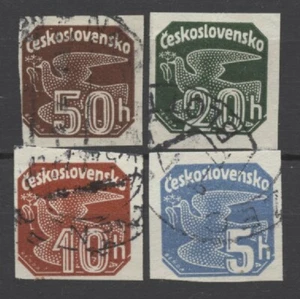 No: 100144 - CZECHOSLOVAKIA - LOT OF 4 OLD & IMP. STAMPS - USED!! - Picture 1 of 1