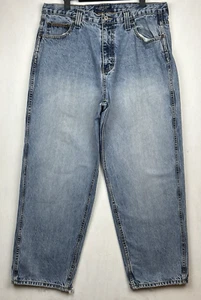 Vintage Polo Assn Baggy Jeans Herren 36 Blau Wide Leg - Bild 1 von 17