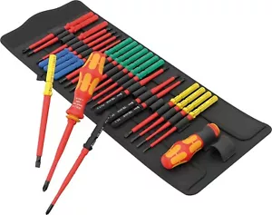 Wera Kraftform Kompakt VDE Big Pack 1, 26 Pc Colour Coded Screwdriver Set 006617 - Afbeelding 1 van 1