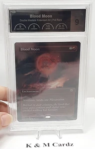 MTG - Double Masters - Blood Moon - Extended Art - Foil - Graded - PCG 9.0 - Picture 1 of 5