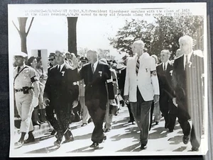 1960 UPI Telephotos News Photo President Eisenhower West Point Class Reunion - Picture 1 of 2