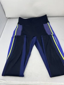 Fabletics Trinity hochtaillierter Lauf 7/8 Colorblock Designer Tasche S Leggings GUC - Bild 1 von 4