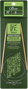 Clover Takumi Bamboo Circular Knitting Needles 36"-Size 5/3.75mm - Picture 1 of 1