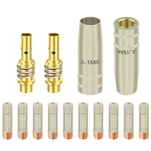 0.03'' 0.8mm M6 Contact Tip Nozzle Diffuser For 15AK MIG/MAG Welding Torch - Picture 1 of 17
