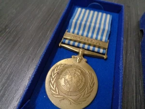 US Militär FULL SIZE ORGINAL BOXED United Nations Korea Service Medal - Bild 1 von 5