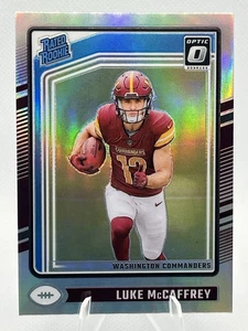 2024 Panini Donruss Optic - [Base] - Holo Prizm #268 - Luke McCaffrey RC - Bild 1 von 2