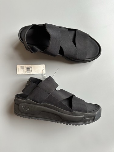 NUOVI SANDALI ADIDAS Y 3 RIVALRY STILE SPORTIVO Nero FZ6401 Uomo 12 5