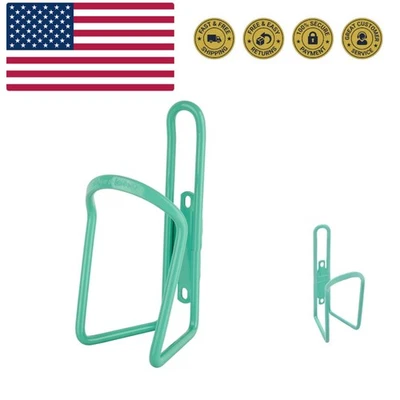 Jaula para botellas de agua de aleación, verde Celeste Foto 1 de 3