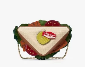 Kate Spade Glamwich Sandwich Embellished Micro Crossbody Bag Purse Novelty NWT - Picture 1 of 7