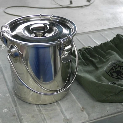 OUTBEAR Quick Fire Extinguisher S Stainless Steel + Canvas Case Outdoor Japan - Image 1 of 4