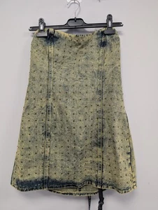 Kyo Acid Wash Studded Denim Strapless Dress Size 14 Bnwt (T1) - Picture 1 of 8