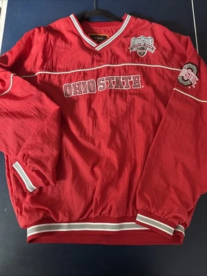 Vintage 2002 Ohio State Buckeyes National Champions Men 2XL Pullover Windbreaker - Изображение 1 из 2
