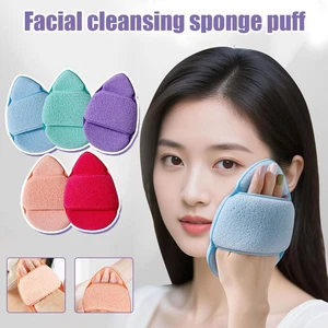 Spugna Viso in Fibra di Polpa di Legno per Pelle Secca Pulizia Quotidiana e Trucco - Foto 1 di 29