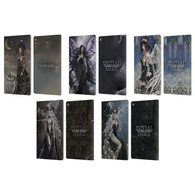 CUSTOM NENE THOMAS NAME AND INITIAL LEATHER BOOK WALLET CASE FOR AMAZON FIRE - Image 1 of 4