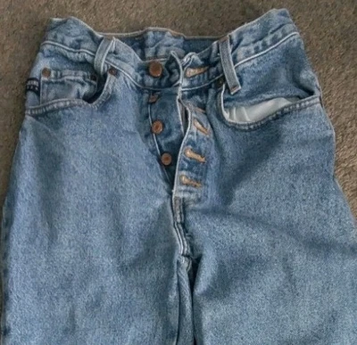 Jeans Vintage Pepe Pageant 90’s Original Cintura Alta Pierna Cónica Mujer’s 26x33 Foto 1 de 4