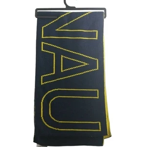 Nautica Unisex Herren Damen Blau Gelb Schal Lang Strick Rechteck Neu - Bild 1 von 4