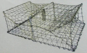 Ami TR-102 Zusammenklappbarer Krabben-Und Flusskrebsfalle 32 X 24 X 11 - Bild 1 von 2