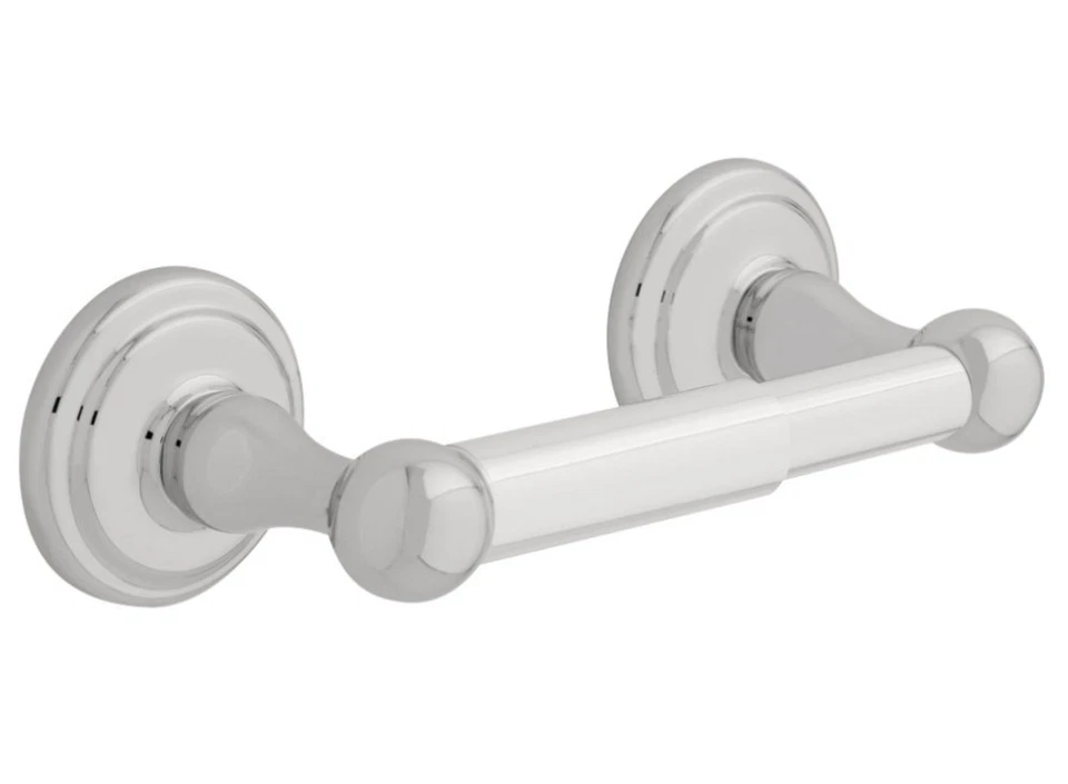 Soporte de papel higiénico Franklin latón Jamestown cromo pulido nuevo en caja Foto 1 de 1