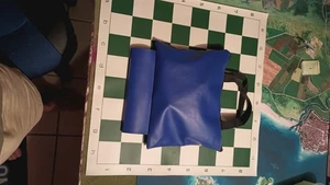 20" Tournament Chess Board Set Foldable Portable Silicone Heavy Duty COMPLETE - Picture 1 of 1