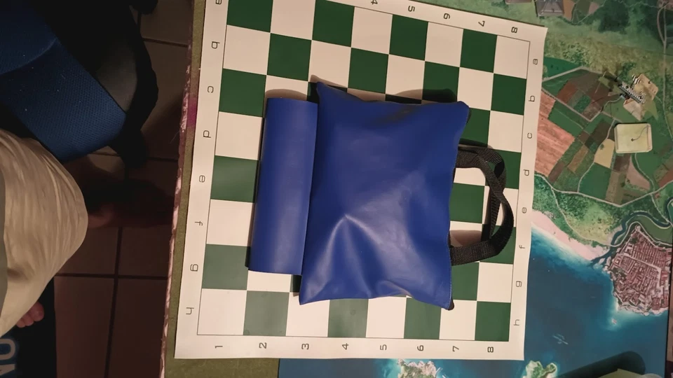 20" Tournament Chess Board Set Foldable Portable Silicone Heavy Duty COMPLETE - Image 1 of 1