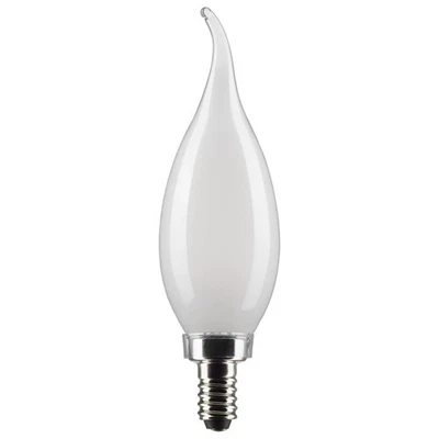 3 Watt CA10 LED - Frost - Candelabra base - 90 CRI - 2700K - 120 Volt - 24-Pack - Image 1 of 4