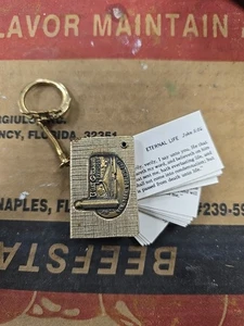 Billy Graham NY Weltausstellung Schlüsselanhänger religiöse Karten - Bild 1 von 19