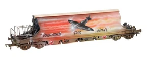 E87026 EFE Rail OO Gauge JIA Nacco Wagon airbrushed Graffiti/Deluxe Weathering - Picture 1 of 1