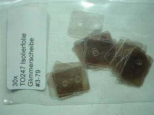 30x TO247 Isolierfolie Glimmerscheibe #3-79#018a - Picture 1 of 4