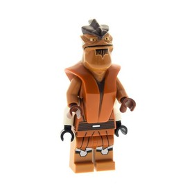 1X Lego Minifigure Star Wars Clone Wars Pong Krell Dark Orange 75004 SW0435