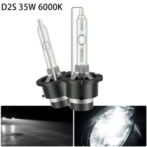 2x D2S 35w 6000k HID Xenon Lamp Replacement Low/high Beam Headlight Bulb 12V - Picture 1 of 12