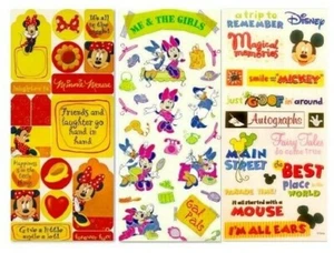 **RARAS*RETIRADAS* PEGATINAS DE ÁLBUM DE RECORTES MICKEY Sandylion-1 hoja - ELIGES EL DISEÑO - Imagen 1 de 4