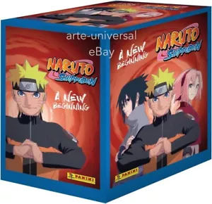 BOX (50 packs = 250 stickers 50 cards) Naruto Shippuden 2 Panini Collection 2023 - Picture 1 of 2