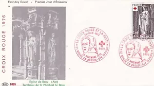 FRANCE 1976 FDC CROIX ROUGE YT 1911 - Foto 1 di 1