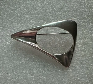 Vintage GEORG JENSEN DENMARK Sterling Silber Modernist Pin Design 375 - Bild 1 von 4