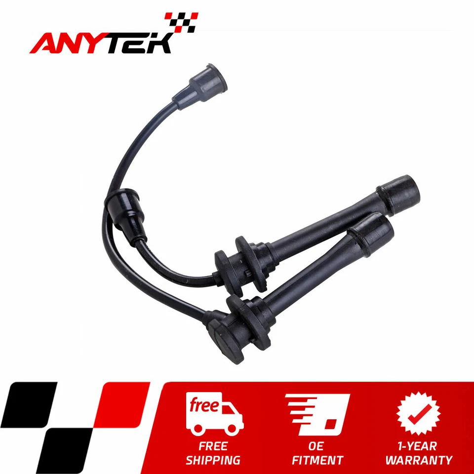 Juego de cables de bujía para Kia Spectra L4 2000-2003 2004 1,8 L 1998-2001 Kia Sephia Foto 1 de 4